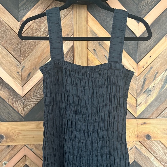 Rails Seville Linen Midi Dress Black Size XS - Picture 11 of 13